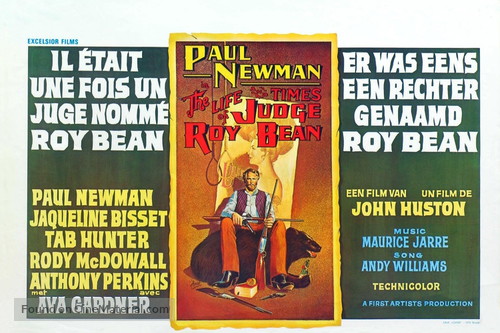 The Life and Times of Judge Roy Bean - Belgian Movie Poster