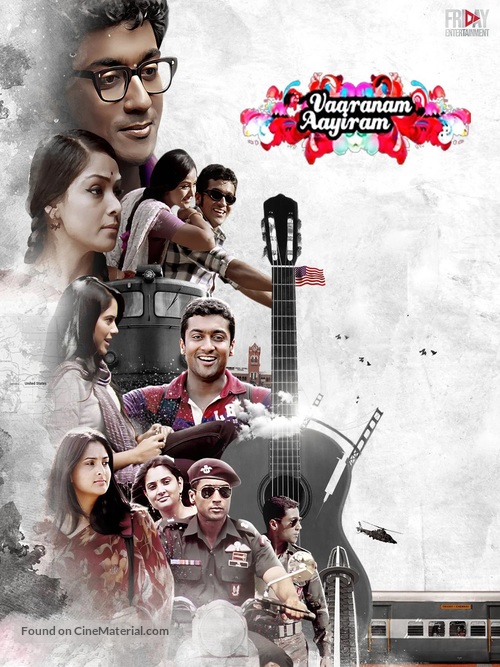 Vaaranam Aayiram 2008 French movie poster