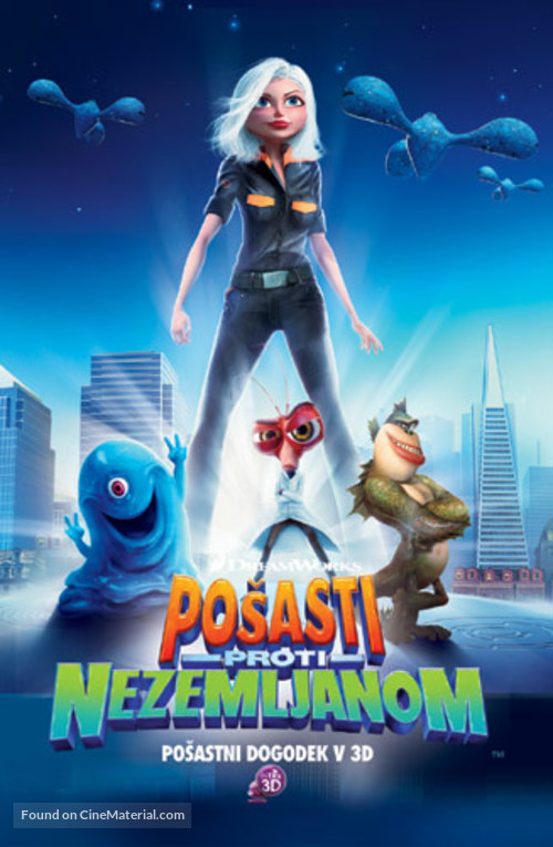 Monsters vs. Aliens - Slovenian Movie Poster