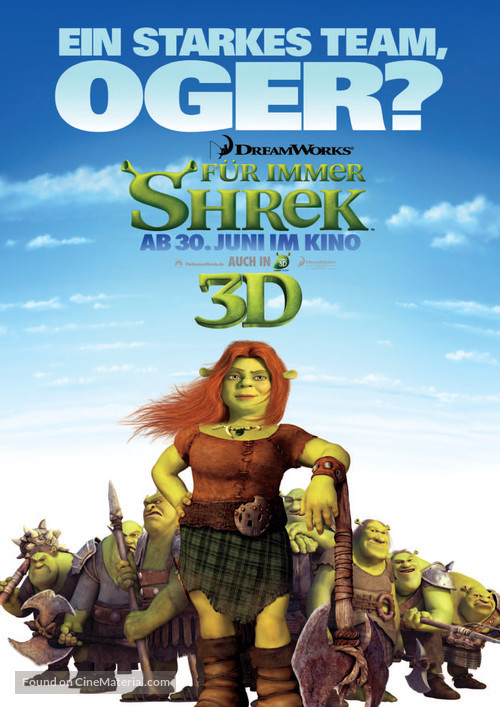 Shrek Forever After - German Movie Poster