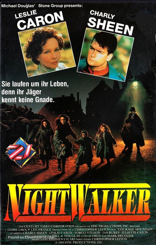 Courage Mountain - German VHS movie cover