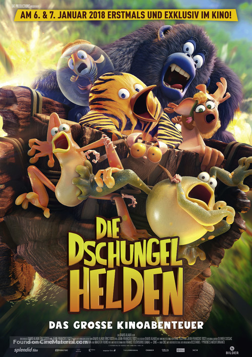 Les As de la Jungle - German Movie Poster