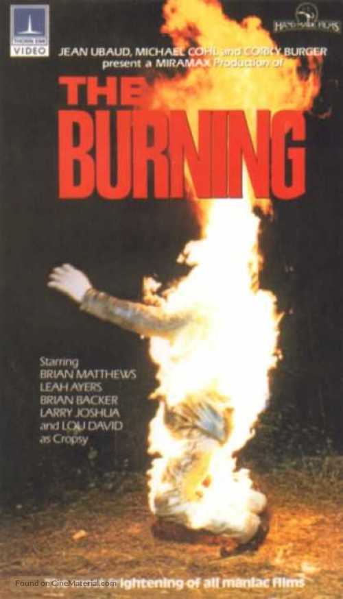 The Burning - VHS movie cover