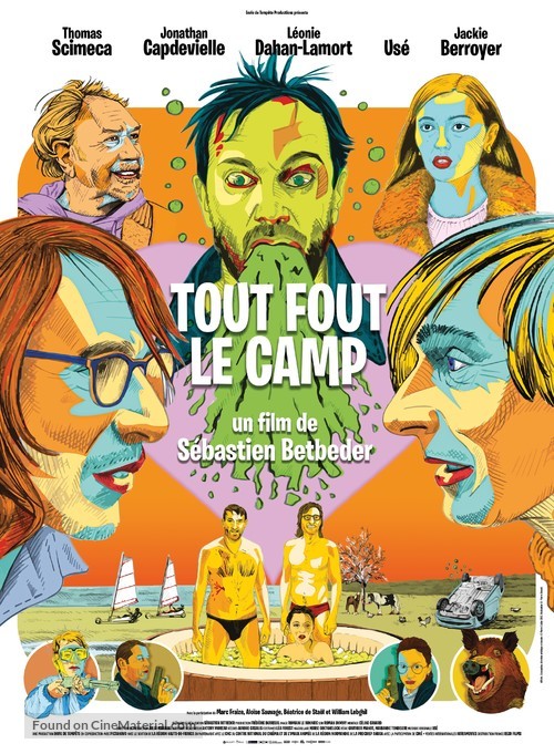 Tout fout le camp - French Movie Poster