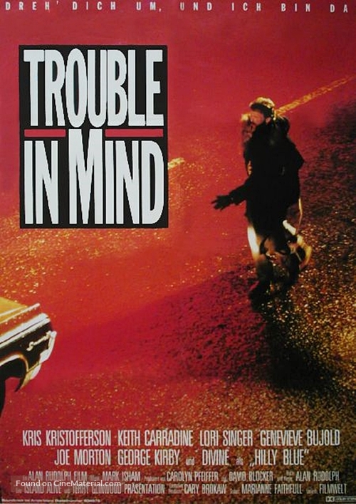 Trouble in Mind - German Movie Poster