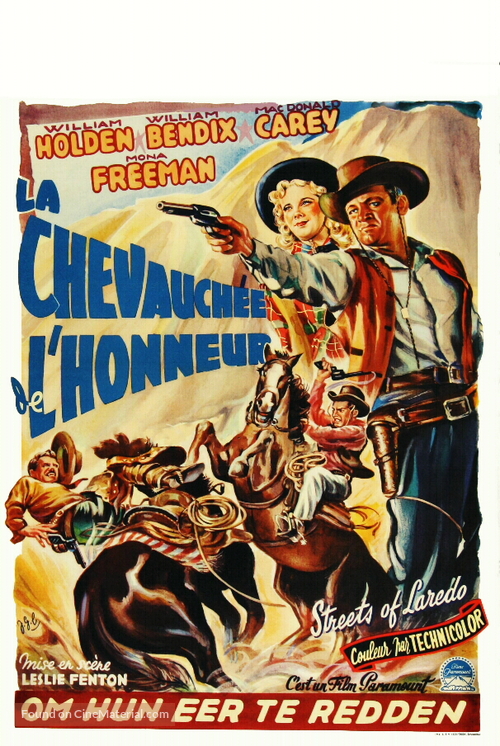 Streets of Laredo - Belgian Movie Poster