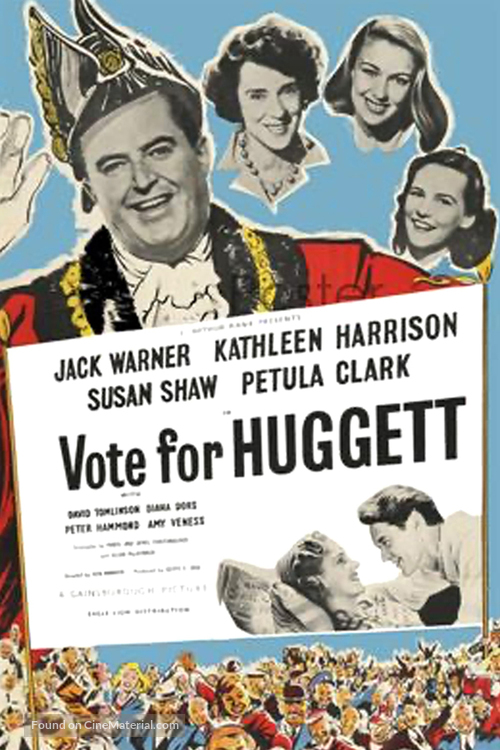 Vote for Huggett - British Movie Poster