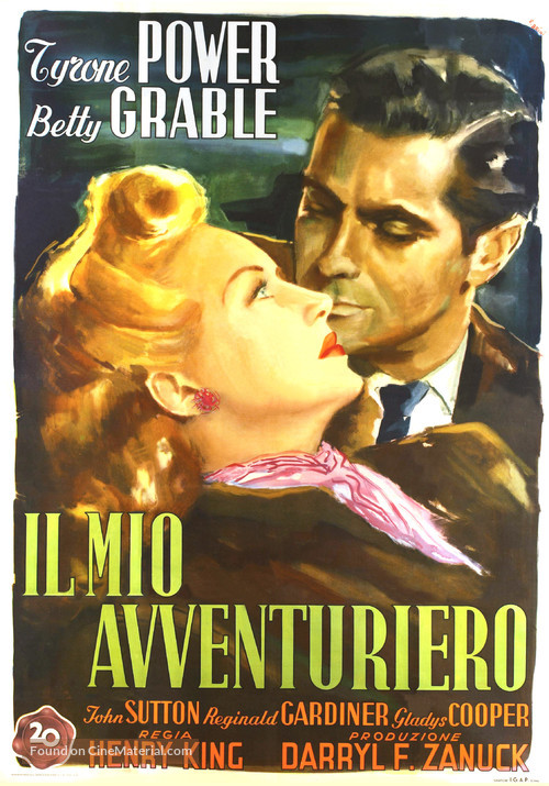 A Yank in the R.A.F. - Italian Movie Poster
