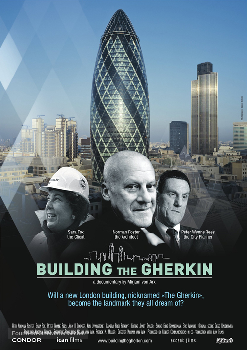 Building the Gherkin - German Movie Poster