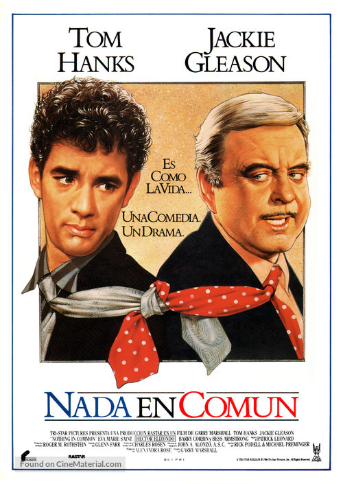 Nothing In Common - Spanish Movie Poster