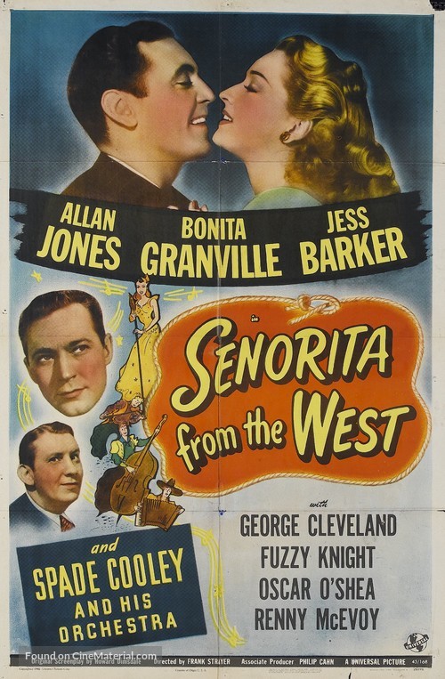 Senorita from the West - Movie Poster