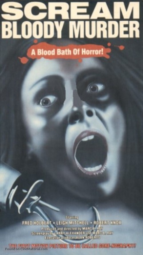 Scream Bloody Murder - VHS movie cover