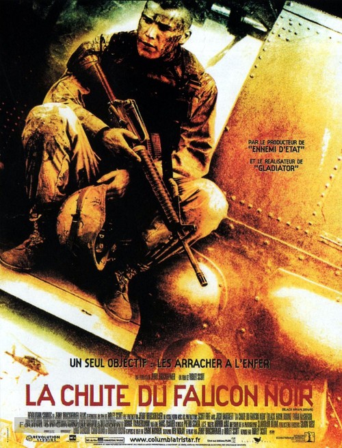 Black Hawk Down - French Movie Poster