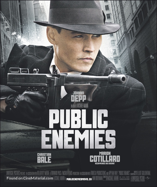 Public Enemies - Swiss Movie Poster