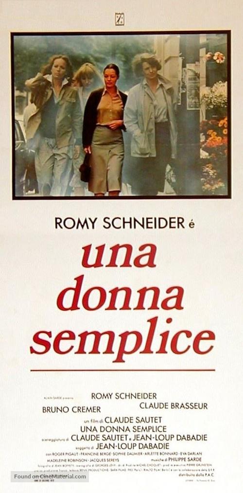 Une histoire simple - Italian Movie Poster