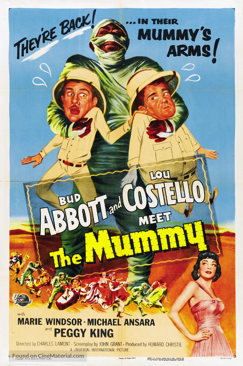 Abbott and Costello Meet the Mummy - Movie Poster