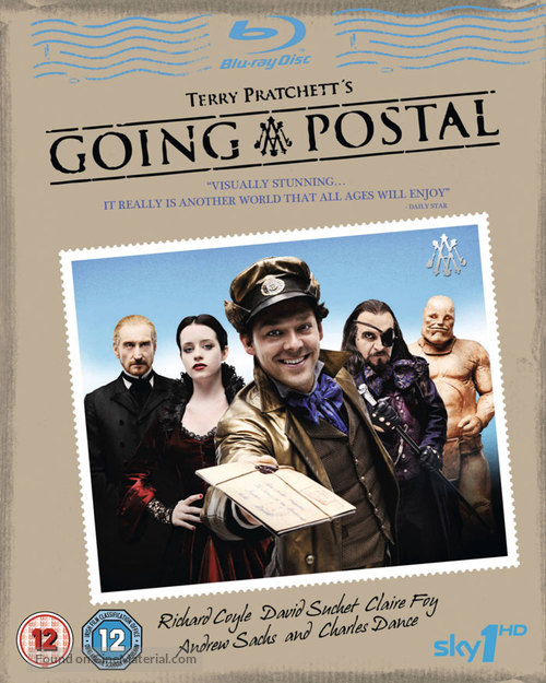 Going Postal - British Blu-Ray movie cover