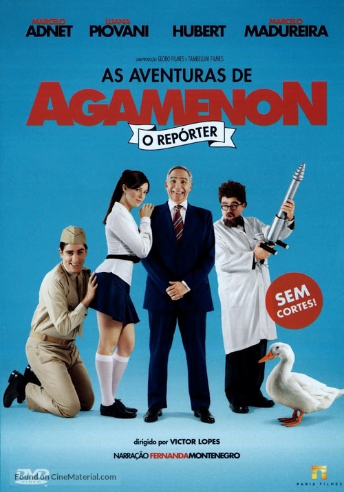 As Aventuras de Agamenon, o Rep&oacute;rter - Brazilian DVD movie cover