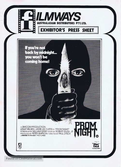 Prom Night - Australian poster