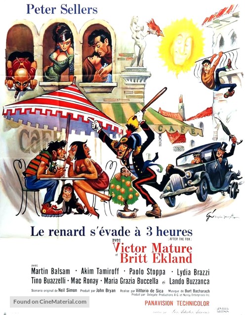 Caccia alla volpe - French Movie Poster