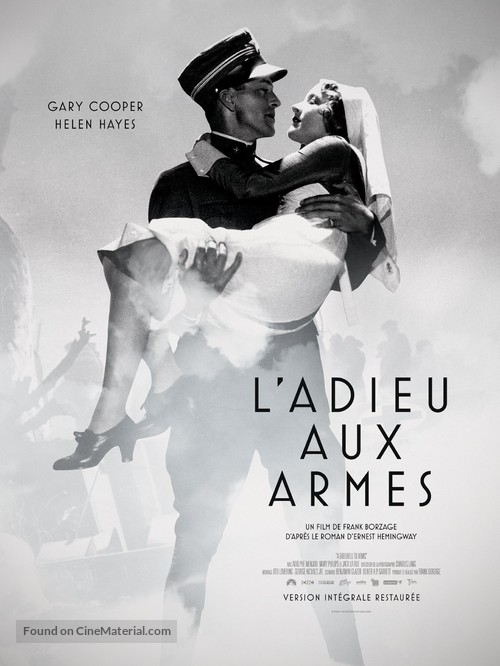 A Farewell to Arms - French Re-release movie poster