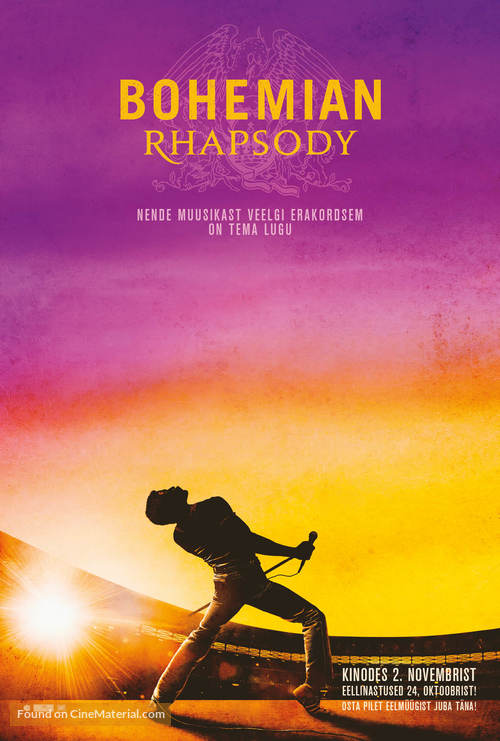 Bohemian Rhapsody - Estonian Movie Poster