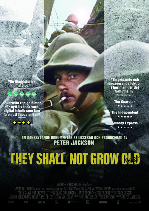 They Shall Not Grow Old - Swedish Movie Poster