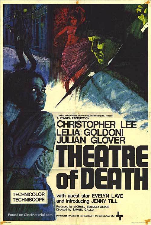 Theatre of Death - British Movie Poster