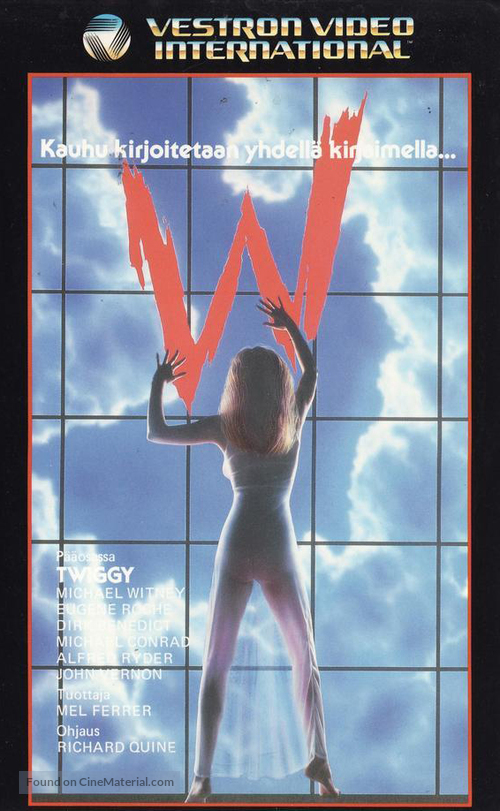 W - Finnish VHS movie cover