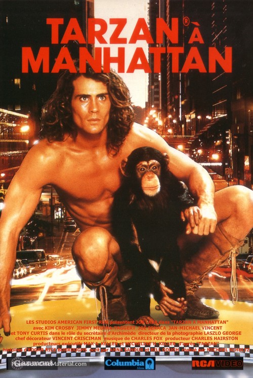 Tarzan in Manhattan - French VHS movie cover