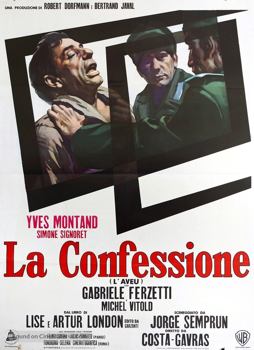 L&#039;aveu - Italian Movie Poster
