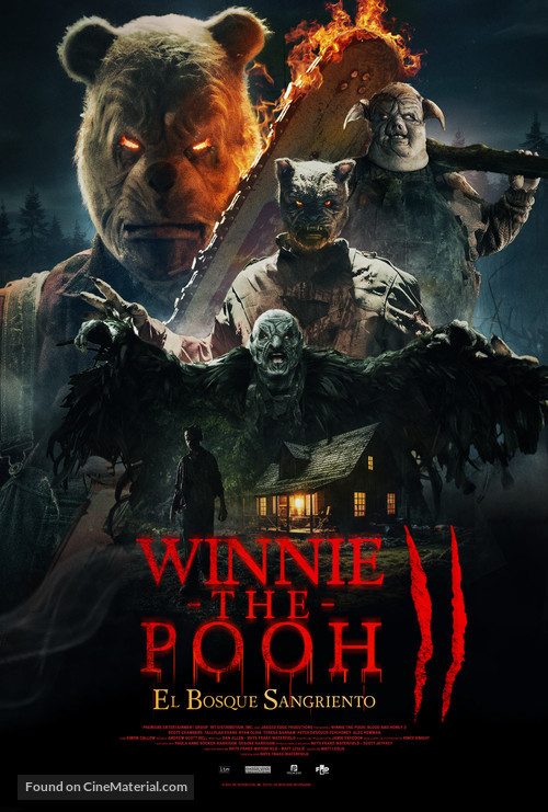 Winnie-The-Pooh: Blood and Honey 2 - Spanish Movie Poster