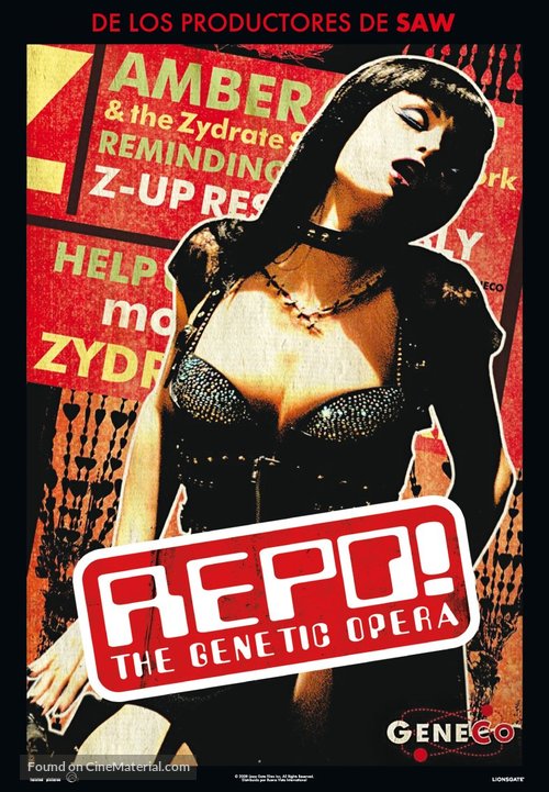 Repo! The Genetic Opera - Spanish Movie Poster