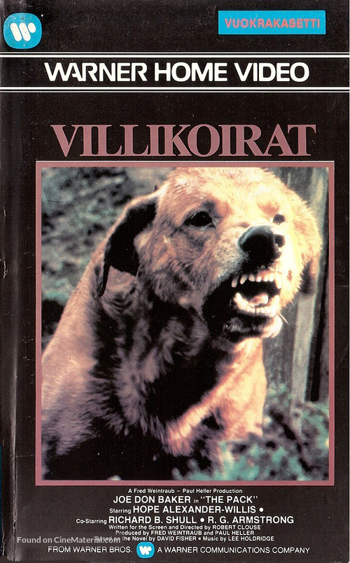 The Pack - Finnish VHS movie cover
