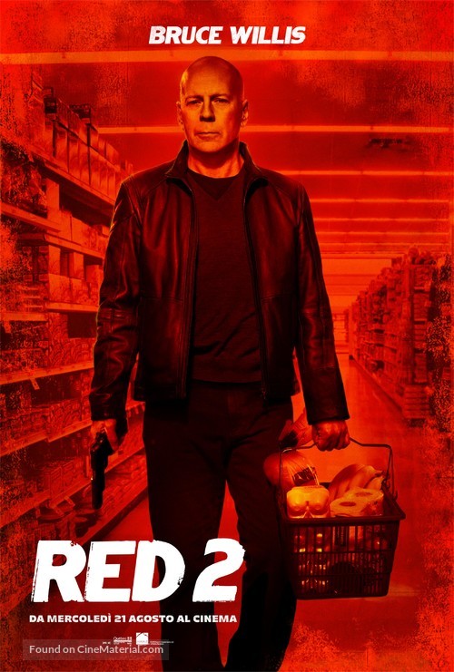 RED 2 - Italian Movie Poster
