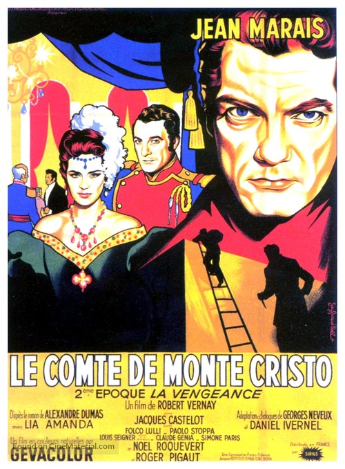 Le comte de Monte-Cristo - French Movie Poster