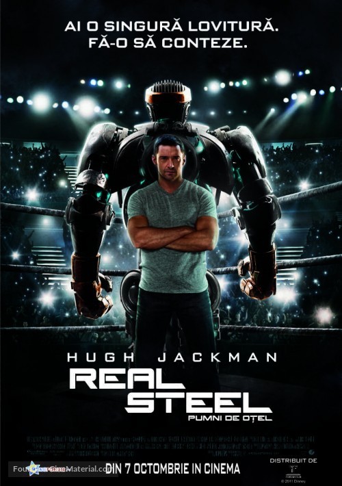 Real Steel - Romanian Movie Poster