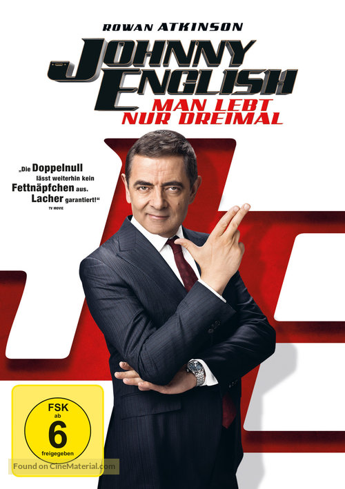 Johnny English Strikes Again - German DVD movie cover