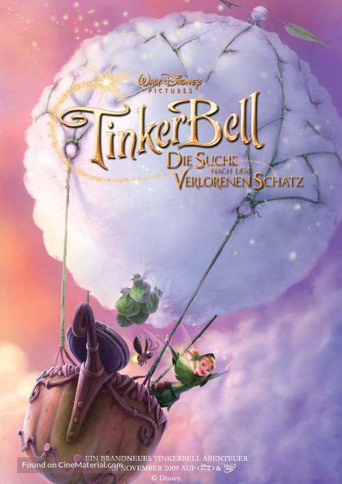 Tinker Bell and the Lost Treasure - German Movie Poster