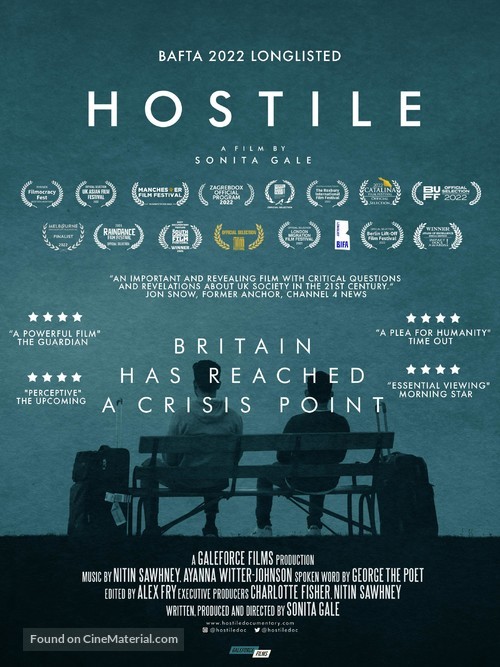 Hostile - British Movie Poster