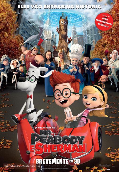 Mr. Peabody &amp; Sherman - Portuguese Movie Poster