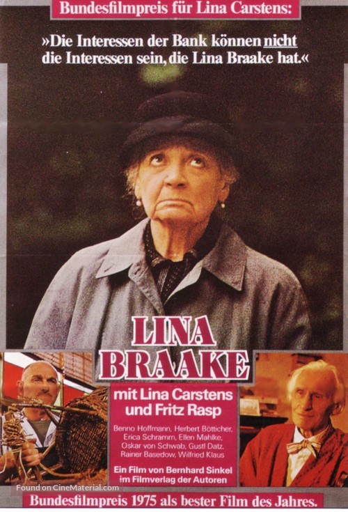Lina Braake - German Movie Poster