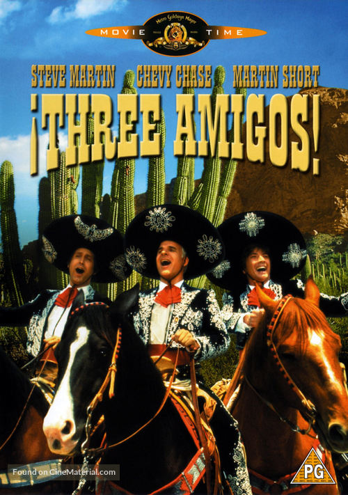 Three Amigos! - British DVD movie cover