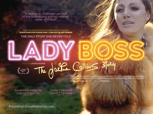 Lady Boss: The Jackie Collins Story - British Movie Poster