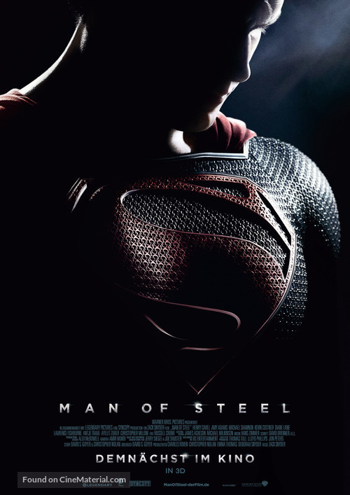 Man of Steel - German Movie Poster