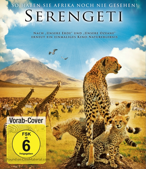 Serengeti - German Blu-Ray movie cover