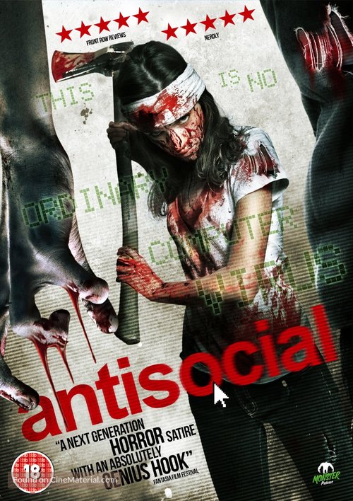 Antisocial - British DVD movie cover