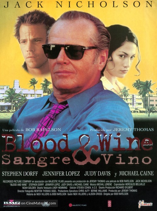 Blood and Wine - Spanish Movie Poster