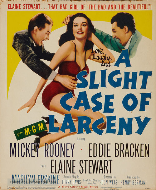 A Slight Case of Larceny - Movie Poster