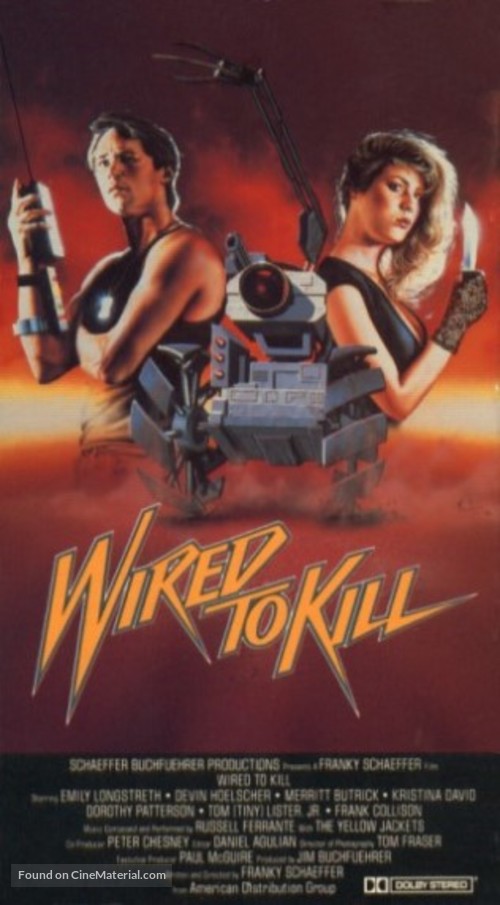 Wired to Kill - VHS movie cover